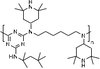 Poli {[(1,1,3,3-tetrametilbutil) amino) -1,3,5-triazina-2,4-diil} [2,2,6,6-tetrametil -4-piperidil] imino] -1 , 6-hexanodiil [(2,2,6, -tetrametil-4-piperidil) imino]]}