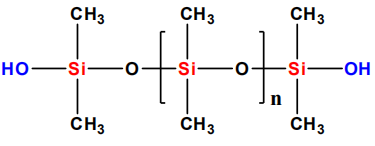 Aceite lineal de silicona hidroxilo.